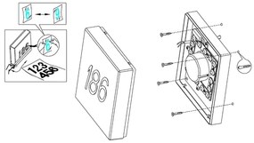 Eglo 97219 - Lampă LED exterior reglabilă TORAZZA-C LED/14W/230V IP44