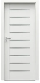 Usa Interior din MDF Porta CONCEPT Model A.9 (Culoare: Alb, Toc: Reglabil 10 cm, Maner: Patrat argintiu crom, Dimensiune: 60 cm)