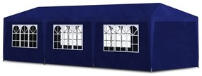 Cort pentru petrecere, albastru, 3 x 9 m