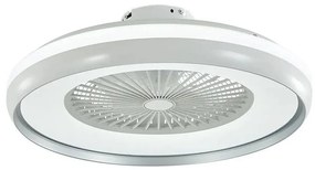 Plafonieră LED cu ventilator LED/45W/230V 3000/4000/6500K gri