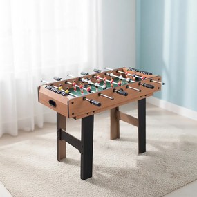 Masă de joc 4 în 1 pentru foosball, ping-pong, biliard și air hockey