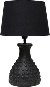 Lampa de masa, cu abajur din in, Circa