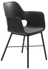 Scaun dining Unique Furniture Wrestler, negru