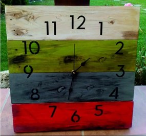 SENTOP | Sentop - Ceas de perete din lemn D40175 verde