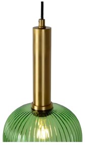 Lustră pe cablu MALOTO 1xE27/40W/230V d. 20 cm verde Lucide 45386/20/33