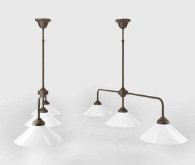 Lustra din alama cu inaltime reglabila Sofia 3L