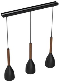 Lustră pe cablu MUZA 3xE27/60W/230V