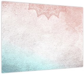 Tablou - Mandala pe zid 2 (70x50 cm)