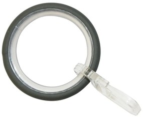 Inele de perdele cu inserție și cârlig în set de 10 Elba - Gardinia