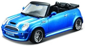 Macheta masinuta Bburago scara 1 32 Mini Cooper S Cabriolet Albastru 43100-43041