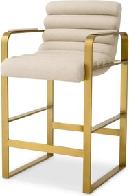 Scaun de bar elegant design LUX Counter Olsen, scalea sand