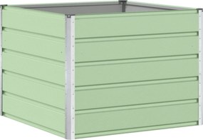 vidaXL Jardinieră Verde Pastel 100 x 100 x 75 cm Oțel