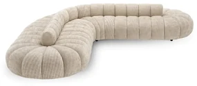 Canapea asimetrica modern LUX Alison, Creststone beige