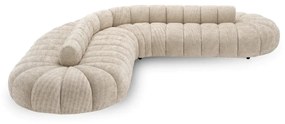 Canapea asimetrica modern LUX Alison, Creststone beige