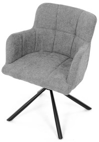 Set de scaune de sufragerie cu mecanism deîntoarcere DCH-T1122 GREY2, 2 buc.