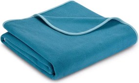 decoDoma Pătură fleece petrol