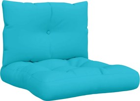 vidaXL Perne pentru paleți, 2 buc., turcoaz, țesătură oxford