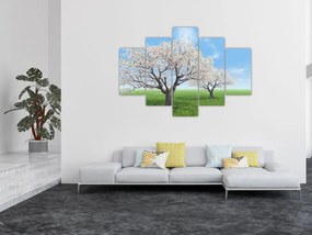 Tablou cu copaci (150x105 cm)