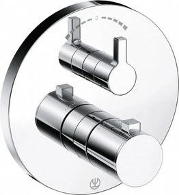 Baterie cada - dus termostatata Kludi Nova Fonte Puristic crom