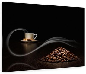 Tablou Canvas Bucatarie Morning Coffee 120x80 cm