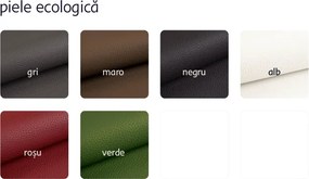 Canapea 3 locuri, piele ecologică bej, HOMKER