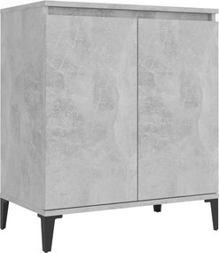 vidaXL Servantă, gri beton, 60x35x70 cm, lemn prelucrat