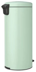 Cos de gunoi cu pedala Brabantia NewIcon 1008851, 30 L, Inchidere usoara, Baza antiderapanta, Verde deschis