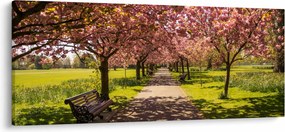 Tablou - livada cu cireși (120x50 cm)