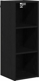 vidaXL Dulap suspendat Stejar Negru 30 x 29,5 x 80 cm Lemn compozit