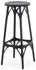 Scaun pentru bar A.I. STOOL LIGHT, î. 75 cm, diferite culori - Kartell Culoare: negru