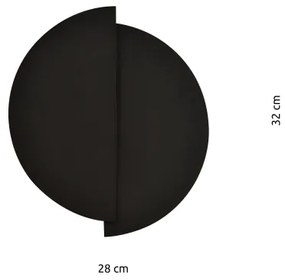 Aplică FORM 1xG9/8W/230V negru