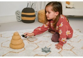 Covor de joacă pentru copii crem din bumbac 90x130 cm Pollination – Lorena Canals