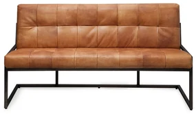 Banca dining din piele de bivol ✔ model CABALLERO | Dimensiuni: 240x60x87x52 cm