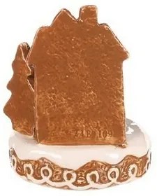 Sfeșnic ceramic Domeček perník pentru ceai.Lumânare