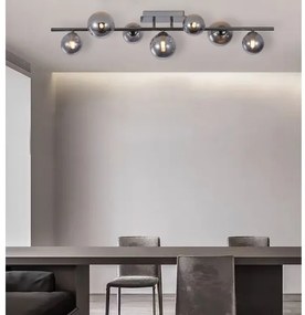 Lustră LED aplicată Wofi 7014-705W VILLA 7xG9/3W/230V negru