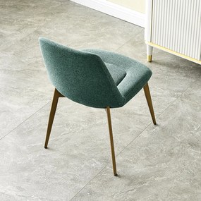 Scaun verde pentru bucătărie, soft, în stil art nouveau - 2 buc. Deprimo jj70zs2144 by Deprimo