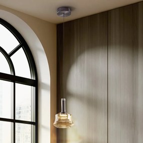Pendul LED modern design decorativ Scarlet 1L amber
