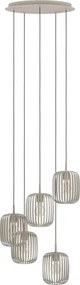 Eglo 901125 - Lustră pe cablu ROMAZZINA 5xE27/40W/230V bej