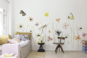 Tapet Pastel Flowers, Rebel Walls