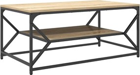 vidaXL Masă de cafea Stejar Sonoma 90 x 50 x 40 cm