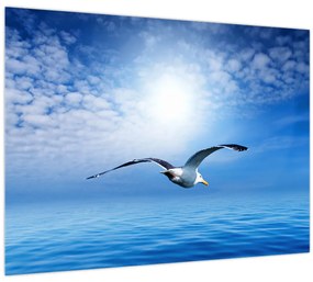 Tablou - Pescărușul peste mare (70x50 cm)