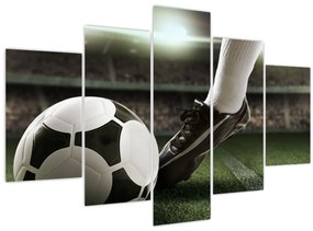 Tablou - Minge de fotbal (150x105 cm)