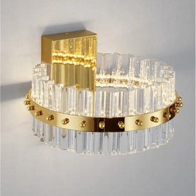 Aplica de perete LED Sticla, Baza Aurie Kezo