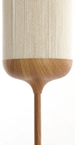 Lampadar în culoare naturală cu abajur textil (înălțime 159 cm) Dania – Light &amp; Living