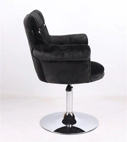HR804CN SCAUN CATIFEA NEGRU