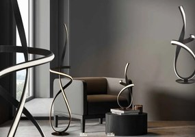 Lampa de podea LED design modern Belle negru