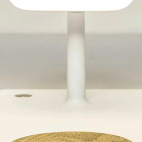 Aplica LED ultramoderna USB / Wireless charger NIKO stanga