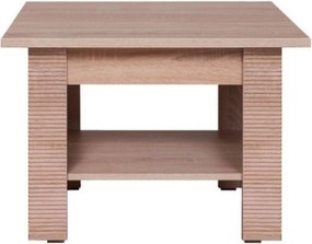 Masuta cafea GRESS, stejar sonoma, PAL laminat, 75x75x50 cm