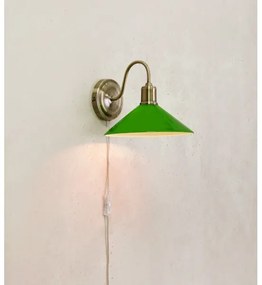 Lampă de perete Markslöjd 108866 VELA 1xE27/40W/230V alamă/verde