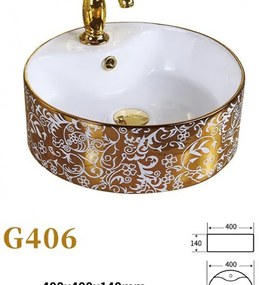 Lavoar Ceramic Premium, Rotund 40cm